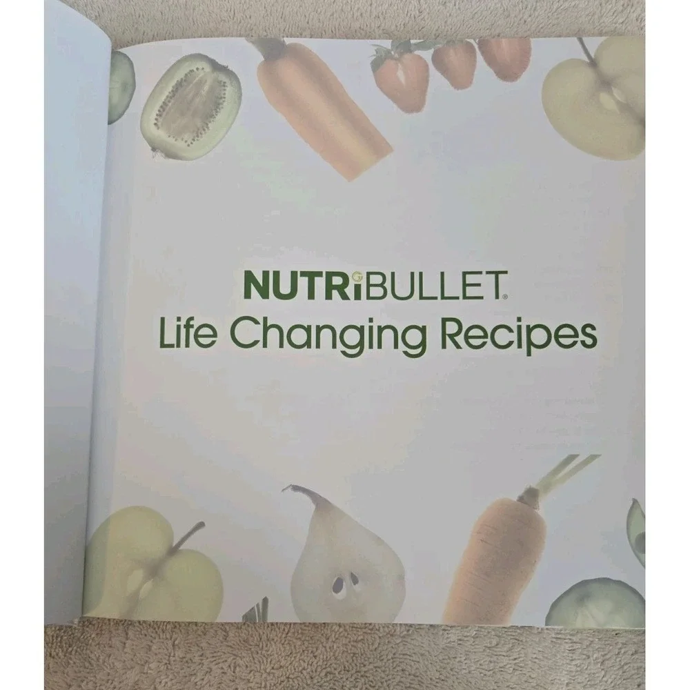 Nutribullet: Life Changing Recipes Hardcover Book / CMW
